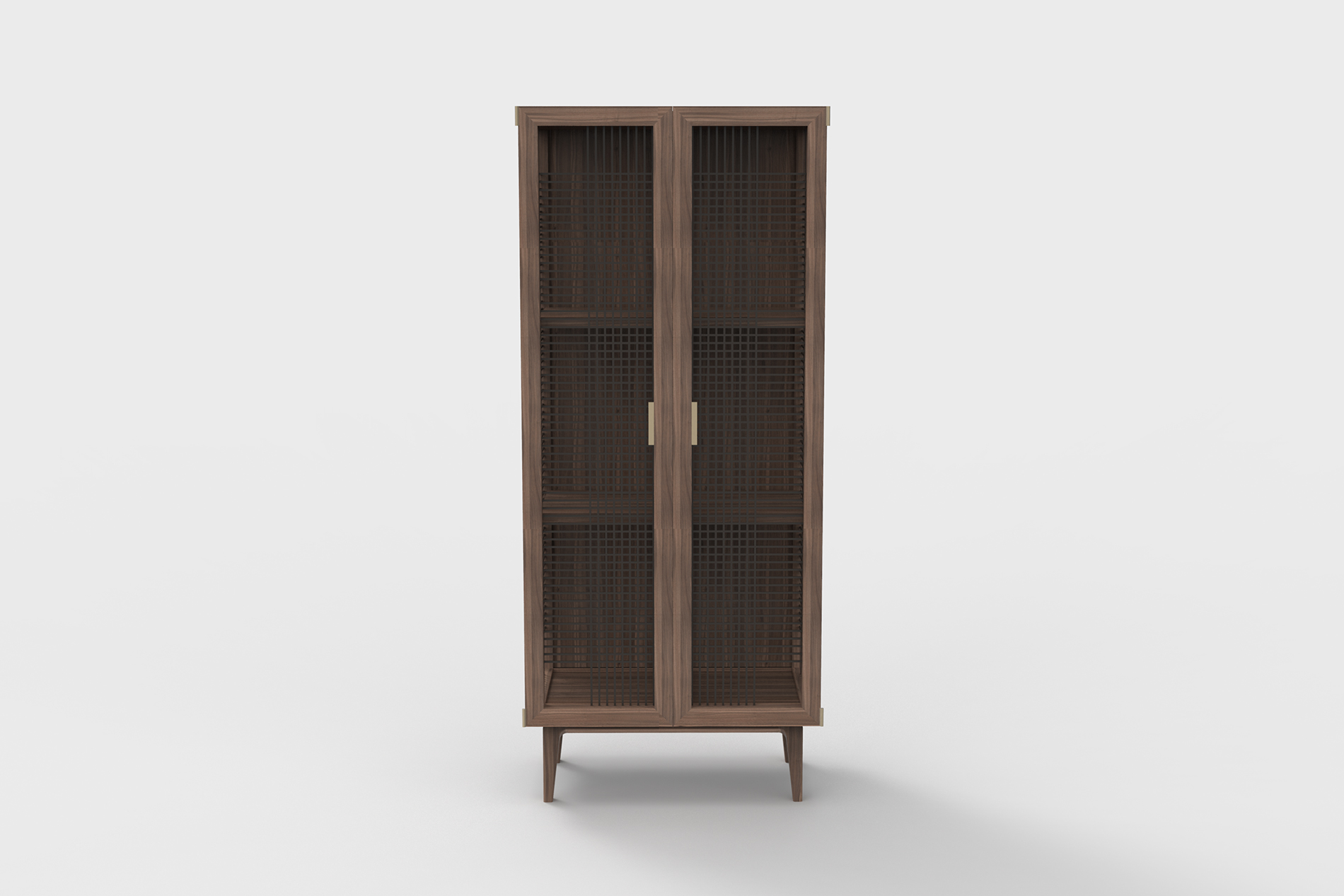 1 ENTW CG 02 Armoire 1A Walnut