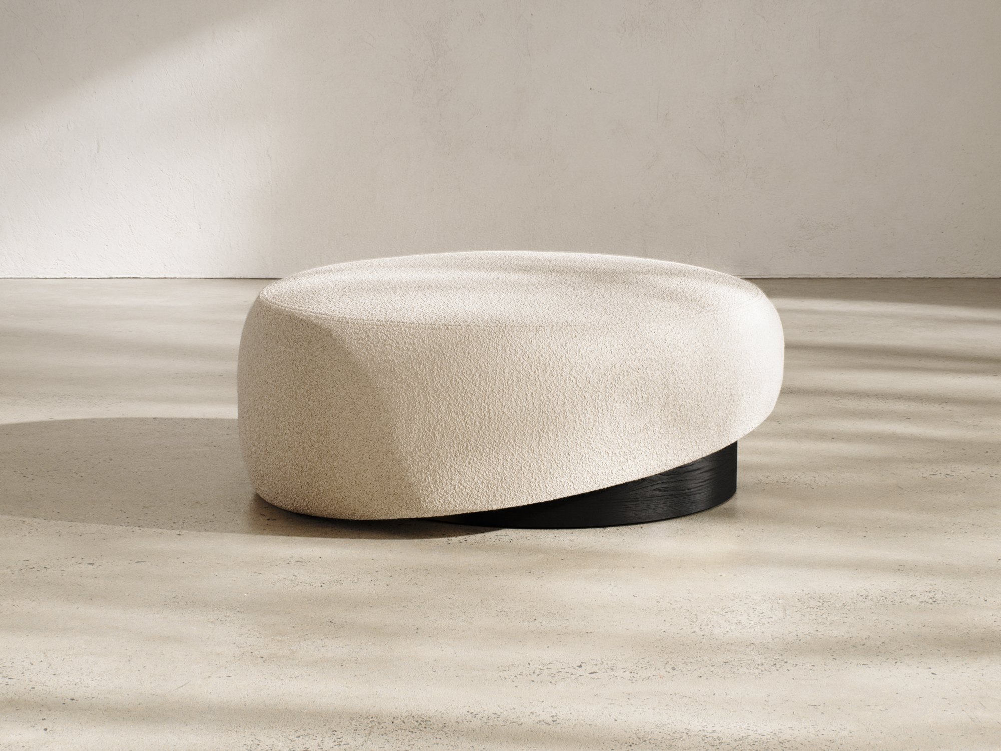 240614 Cascade Ottoman Ebonized