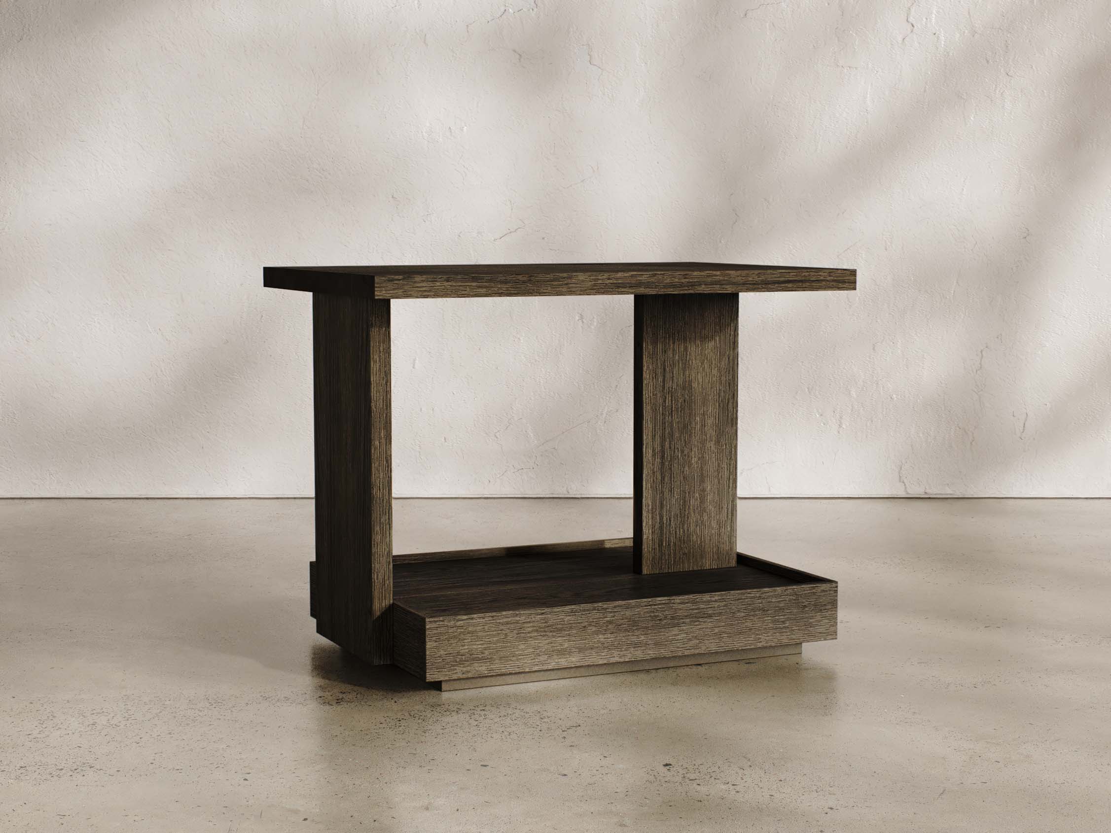 240722 Polaris Night Stand Angle Fumed Oak No Drawer High Res