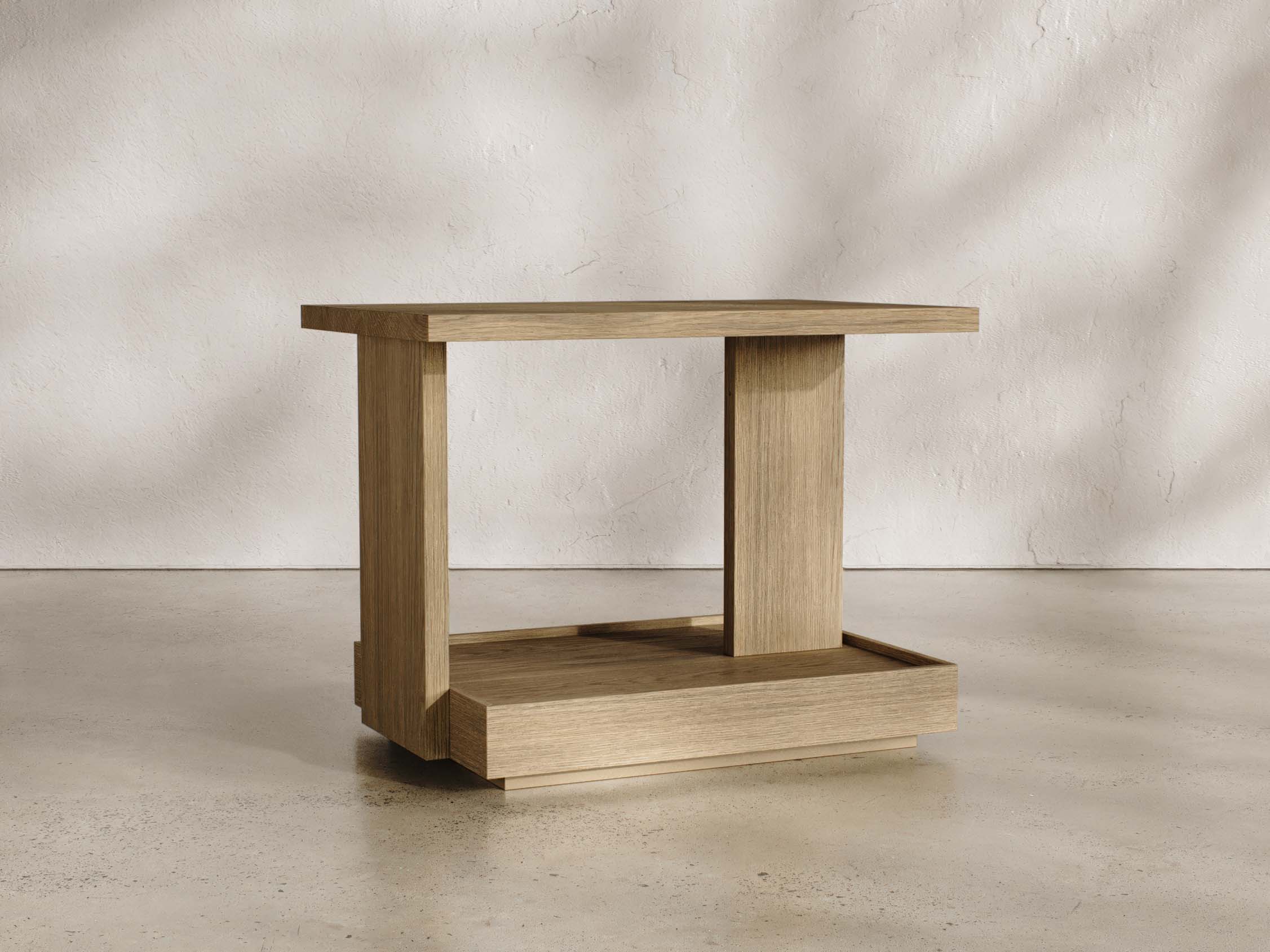 240722 Polaris Night Stand Angle Natural Oak No Drawer High Res