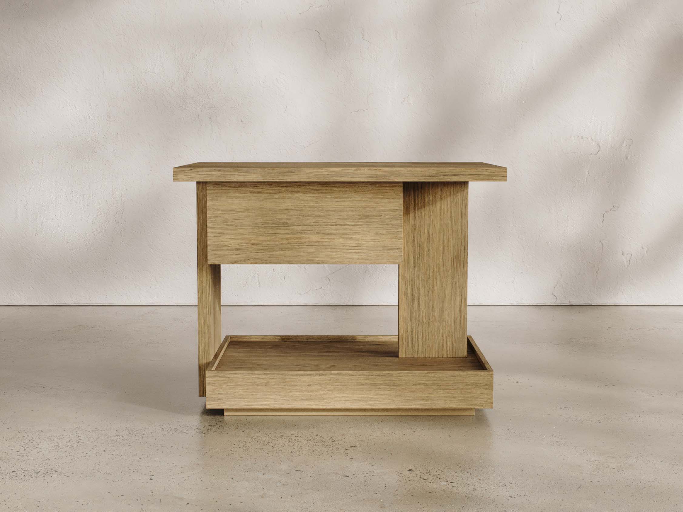 240722 Polaris Night Stand Front Natural Oak High Res