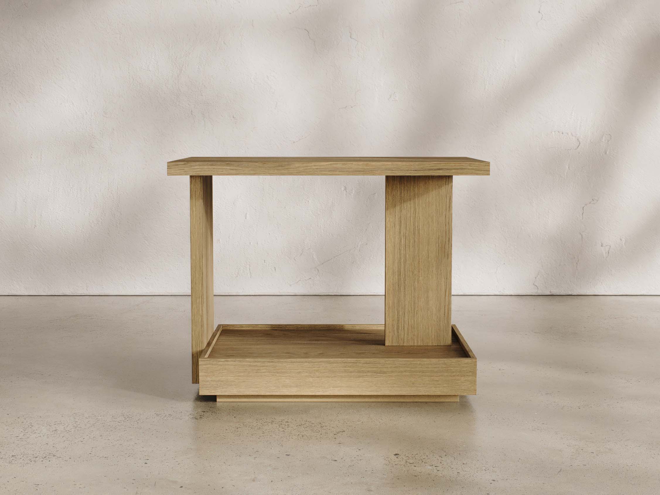 240722 Polaris Night Stand Front Natural Oak No Drawer High Res