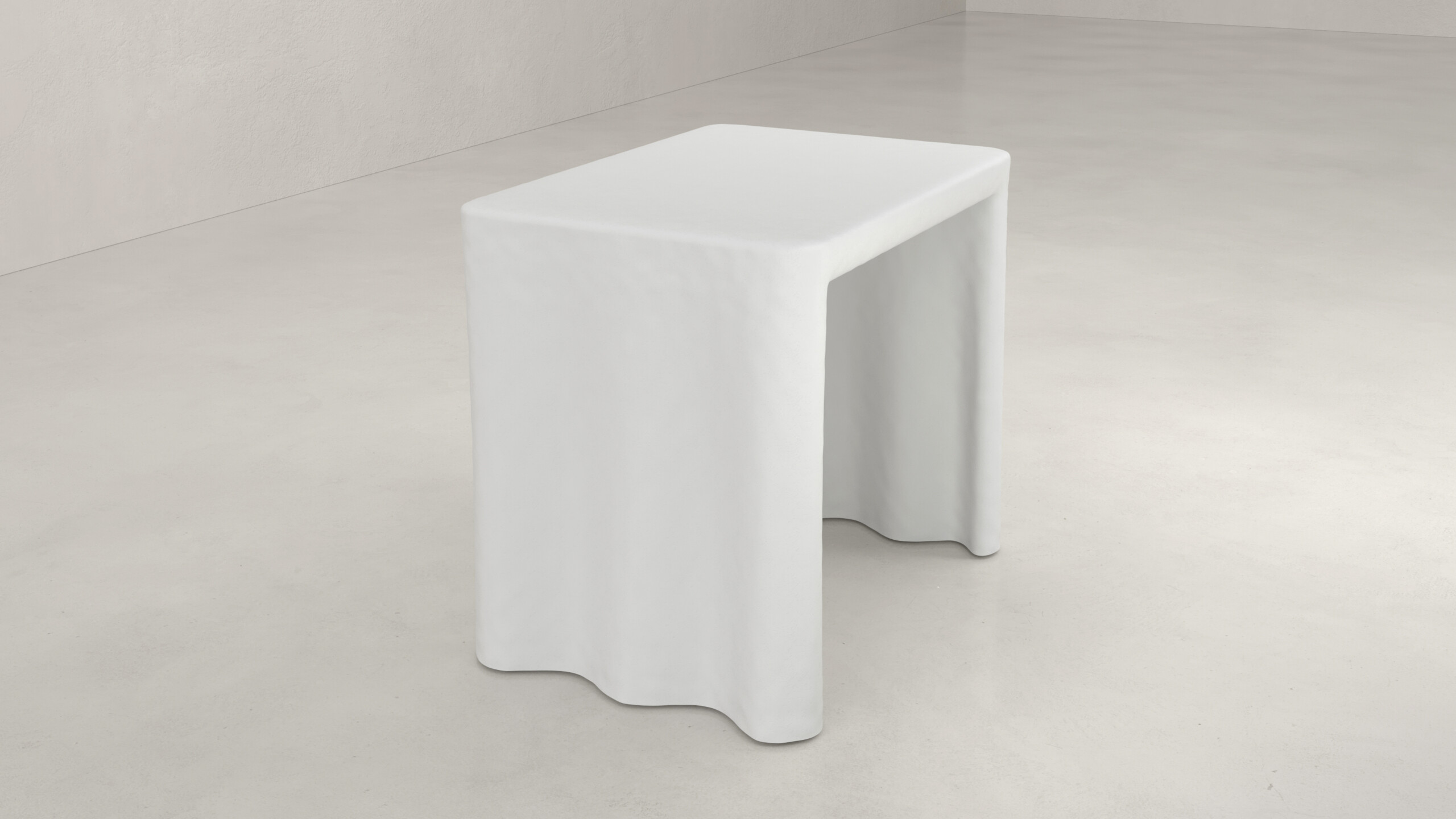 Isla Side Table Color White 3