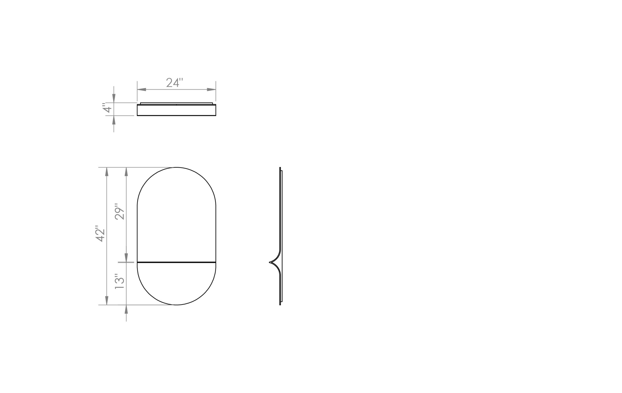 Summit Mirror Lineart